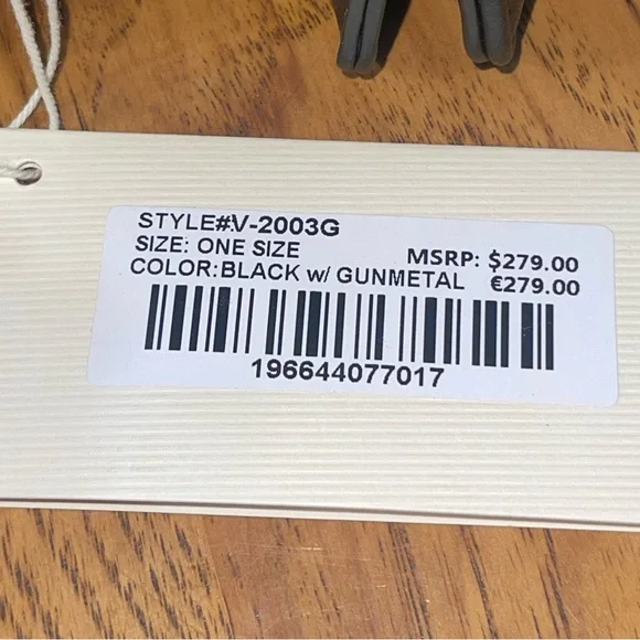 NWT-Valentino Orlandi quilted crossbody black vegan leather bag. - Picture 9 of 14